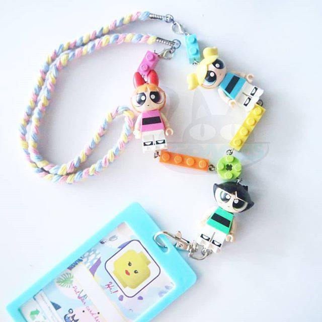 

POWERPUFF GIRL - LANYARD L EG0 | STRAP ID CARD | LANYARD PODS | TALI ID CARD | NAMETAG | KADO UNIK