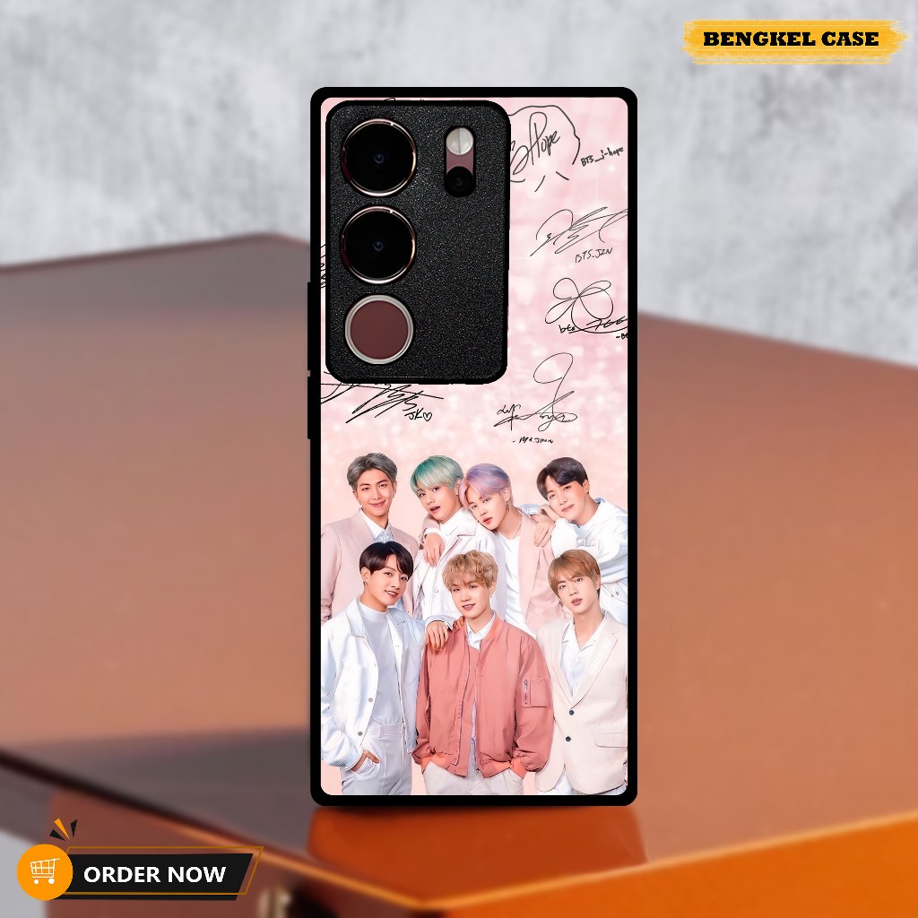 CUSTOM CASE GLOSSY VIVO V29 5G | Casing Hp Vivo | MOTIF Bts (BS12)