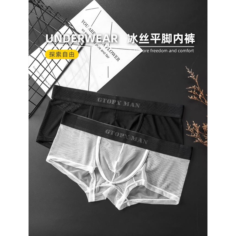 GTOPX Boxer pria transparan