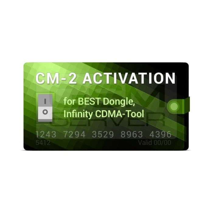 Activasi Aktivasi Infinity CM2 Untuk Best Dongle