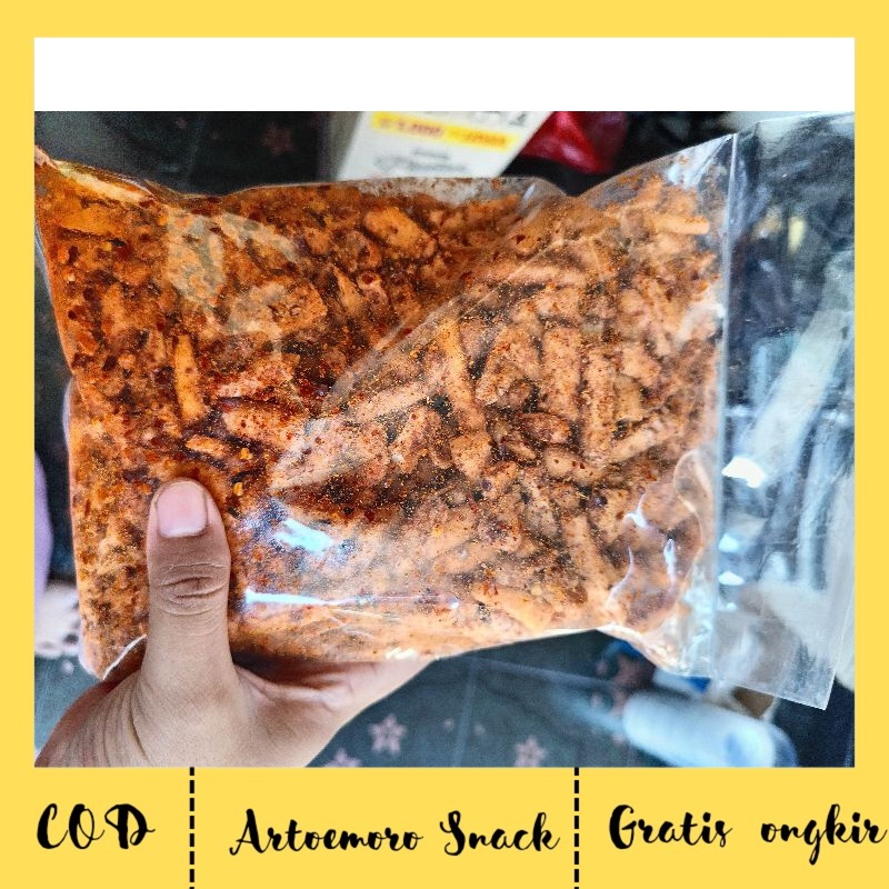 

AS Bastik Basreng Pedas Daun Jeruk Snack kiloan 250 gram