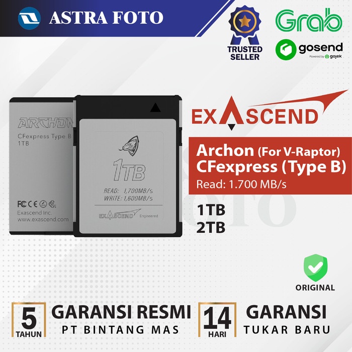 Memory Card Exascend Archon (For V-Raptor) CFexpress (Type B) R:1700 - Archon 1TB
