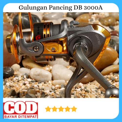 Gulungan Pancing DB3000A Metal Fishing Reel 10 Ball Bearing / Gulungan Pancing murah Kuat dan Murah.