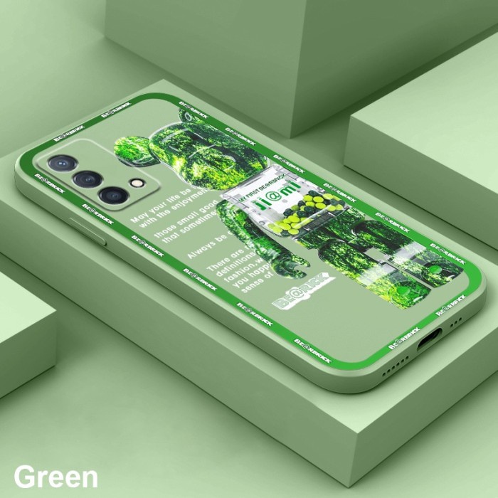 Soft Case Samsung A22 / M22 / M32 Matte Case Silicone Premium Bear Casing