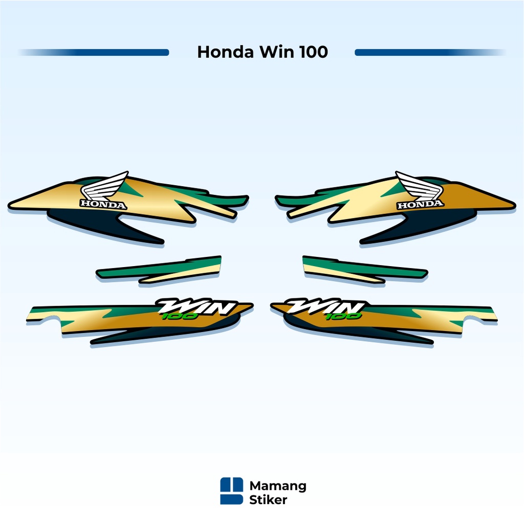 Striping Honda Win 100 Original (27) Variasi Traill Treill Trill Japan Jepang Custom Racing 1984 200