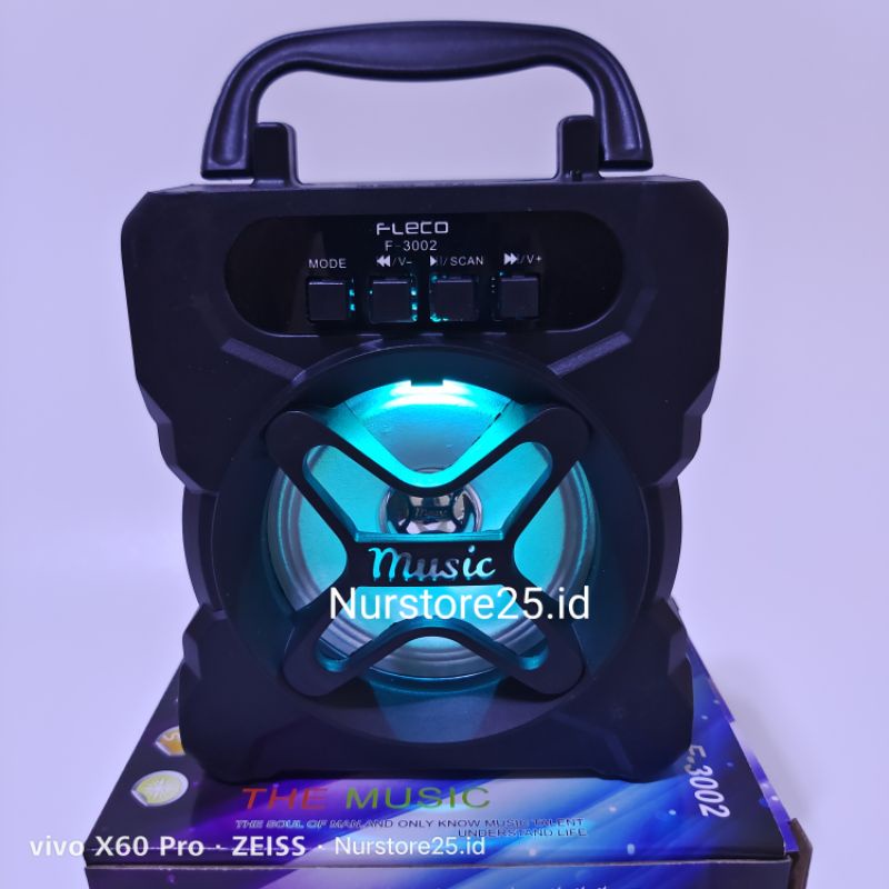 Speaker Bluetooth FLECO F-3001/3002 Super Bass/Musik Box Bluetooth/Salon Aktif Bluetooth FLECO