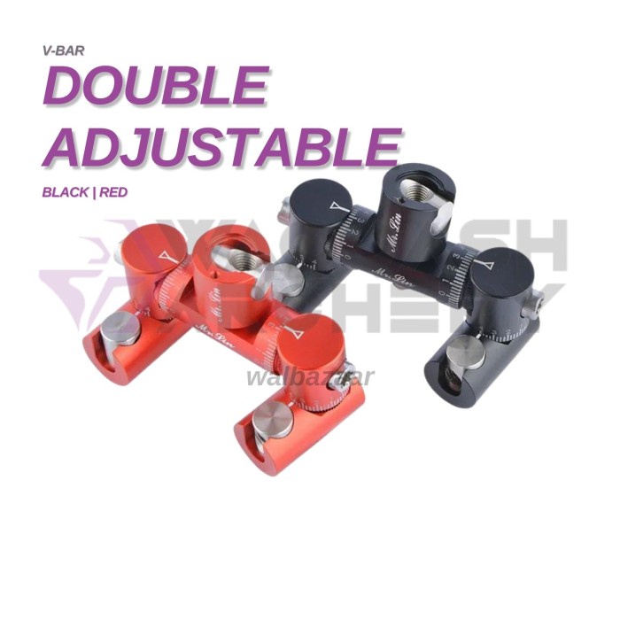 MR LIN DOUBLE ADJUSTABLE V-BAR VBar 5/16 Recurve