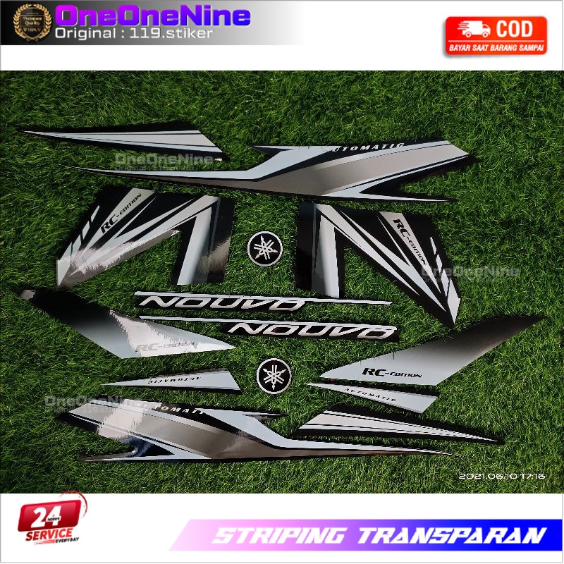 STRIPING NOUVO Z / NOUVO MX RC HITAM