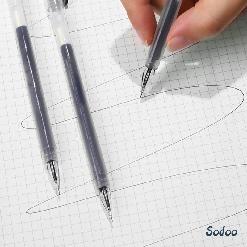 

Pena Tinta Gel Plastik Ujung Berlian Kapasitas Besar 0 5 mm Pena Khusus Siswa Ujian Tanda Tangan - SO