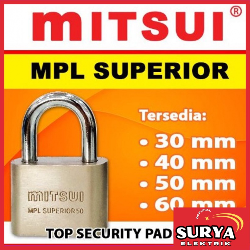 Gembok Rumah / Pagar MITSUI MPL Superior Baja