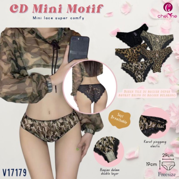 CD BROKAT RENDA CELANA DALAM WANITA DEWASA MOTIF 17171 17179