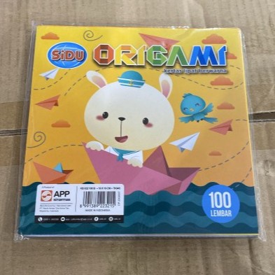 

Kertas Lipat Sidu Besar Isi 100 Lembar / Origami Warna 16x16 cm 100 B