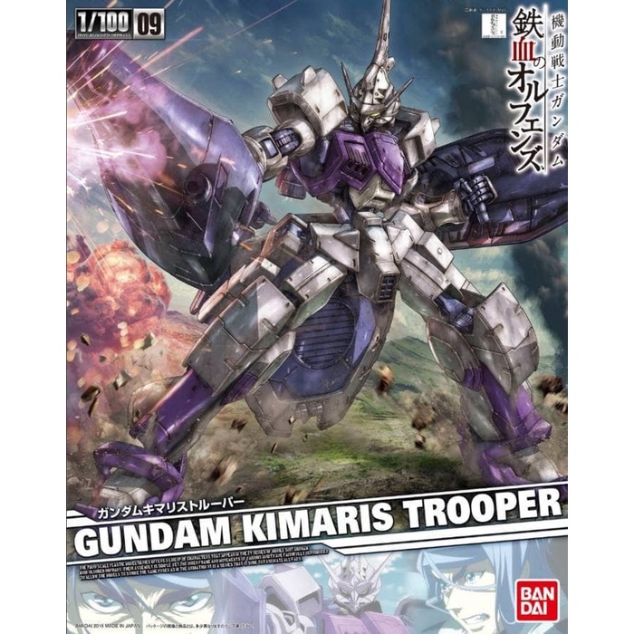 Bandai 1/100 IBO Gundam Kimaris Trooper + stand base