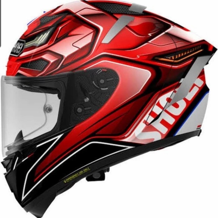 SHOEI X14 AERODYNE TC-1 RED BLACK | HELM FULL FACE SHOEI | ORIGINAL M