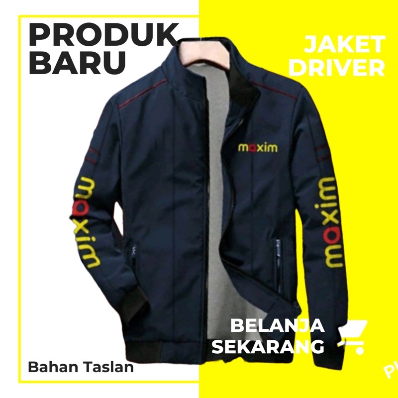 JAKET MAXIM JAKET OJOL OJEK ONLINE MAXIM TERBARU JAKET CUSTOM SABLON