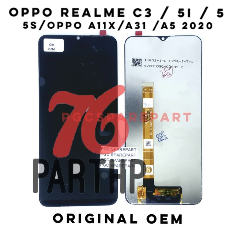 NEW ORI OEM LCD Touchscreen Fulset Oppo A5 (2020) / A9 2020 / A31 2020 / A11x Realme C3 5 5i 6i CPH1931 CPH1959 CPH1933 CPH1943 CPH1937 CPH1939 CPH1941 CPH2015 CPH2073 CPH2081 CPH2029 CPH2031 RMX2030 RMX2032 RMX2040 RMX1911 RMX1919 RMX2027 RMX2020