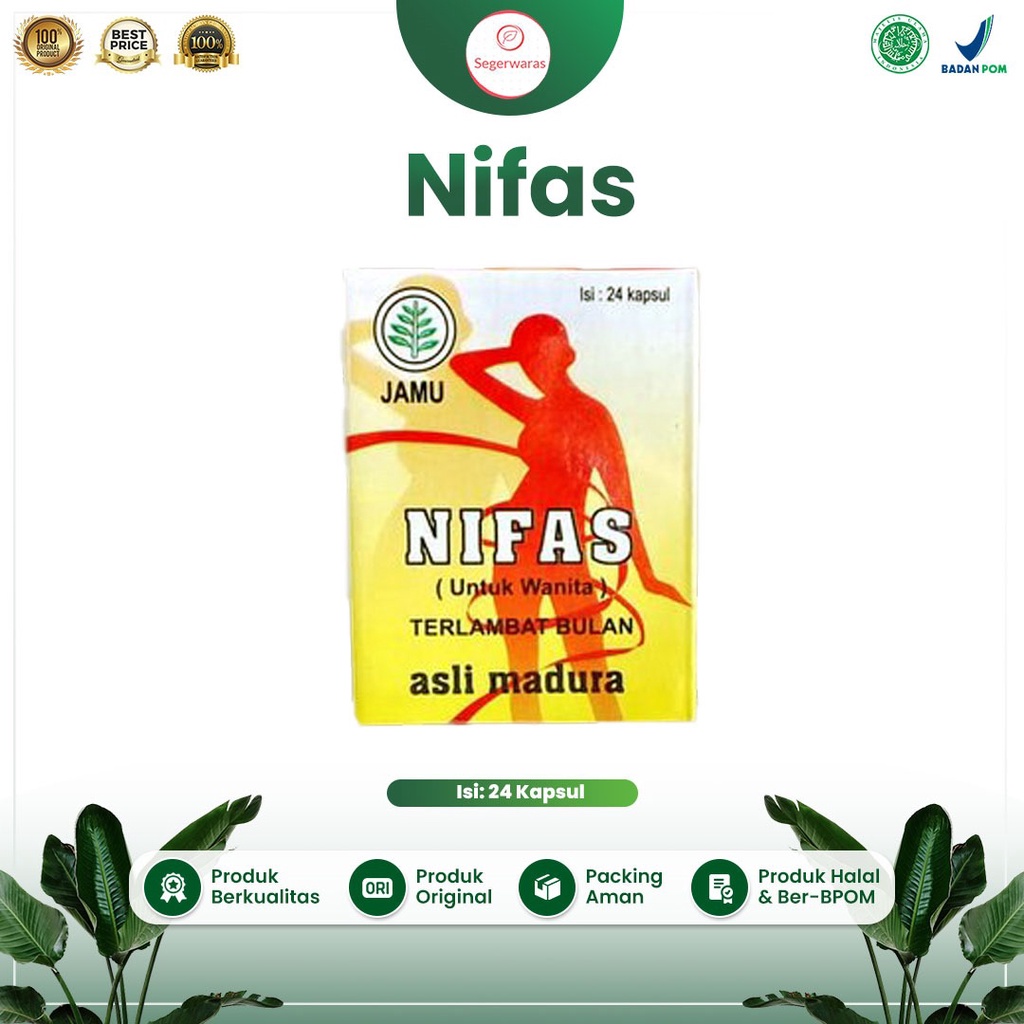 Kapsul nifas pusaka ibu madura 24 kapsul original Jamu Habis Melahirkan Obat Pasca Bersalin Lahiran 