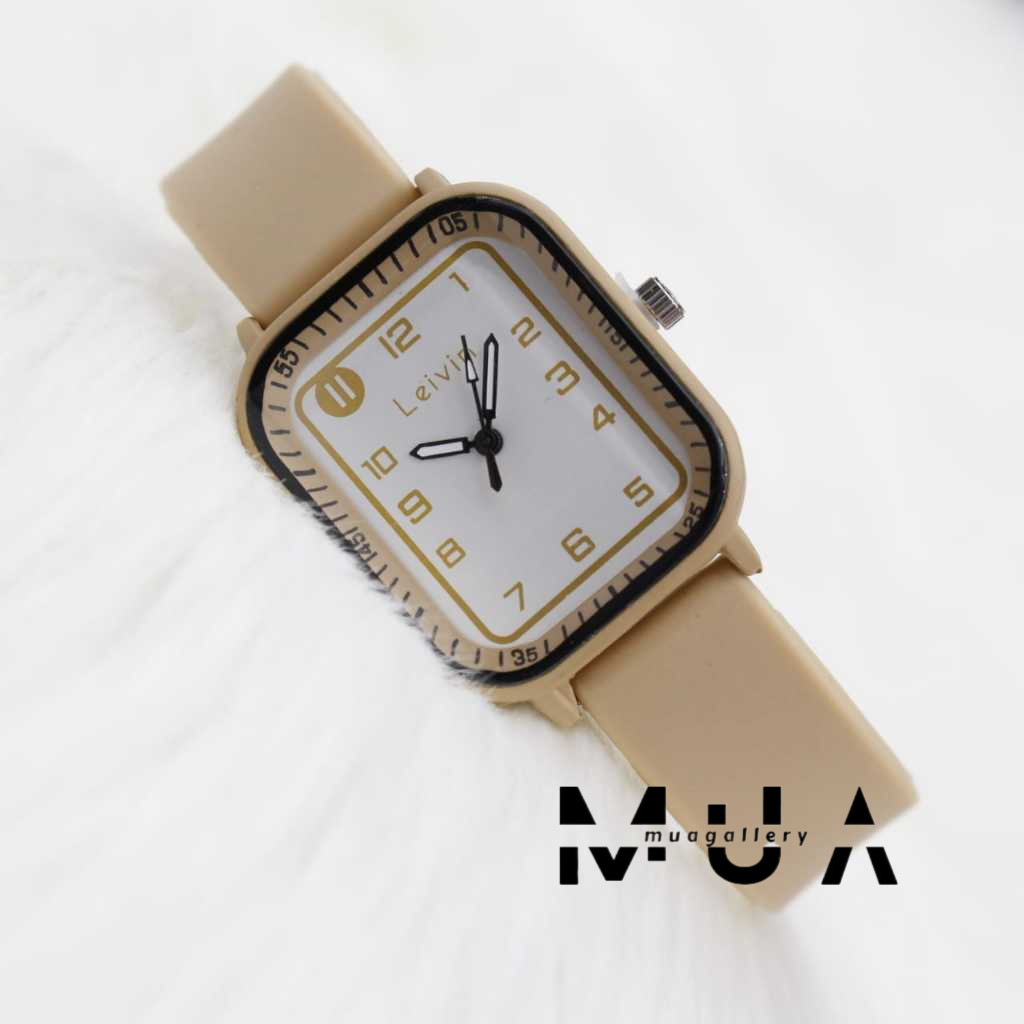 JAM TANGAN WANITA LEIVIN LV-3664 ORI TALI RUBBER JAM TANGAN LEIVIN FASHION WATCH ORIGINAL TALI RUBBE