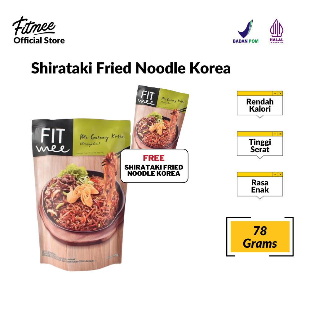 

Fitmee Mie Instan Sehat Shirataki Goreng Korea FREE Goreng Korea