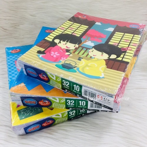 

[ 1 PAK ] Buku Tulis SIDU Sinar Dunia 32 Lembar (isi 10 buku) Dengan Harga Murah