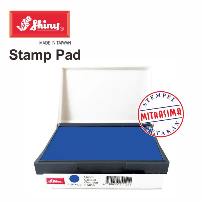 

Bantalan Stempel ukuran sedang Merk Shiny - 70 X 110 mm, Tanpa Tinta