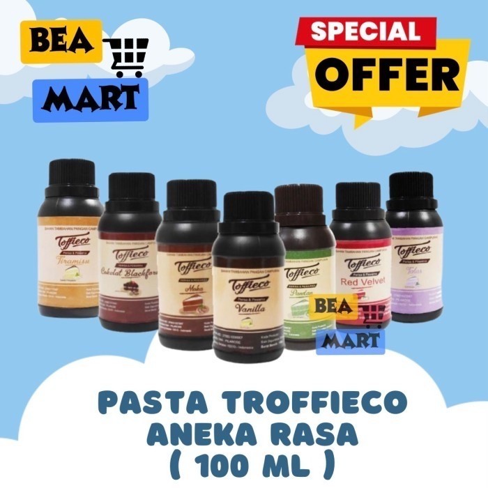 

Toffieco Perisa/ Perasa / Pewarna / Essence Makanan 100gr | Aneka Rasa Pasta Tofieco 100 ml gr gram | All Variant Toffieko 100ml 100