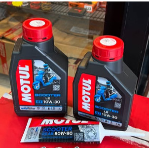 PAKET OLI MOTUL MATIC LEE 0.8L 10W30 & MOTUL GARDAN 120ML BEAT SCOOPY