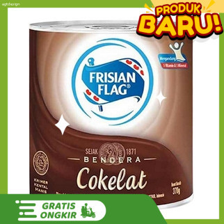 

PAKET MURAH 5 PCS Frisian Flag Susu Kental Manis Coklat Kaleng 370g