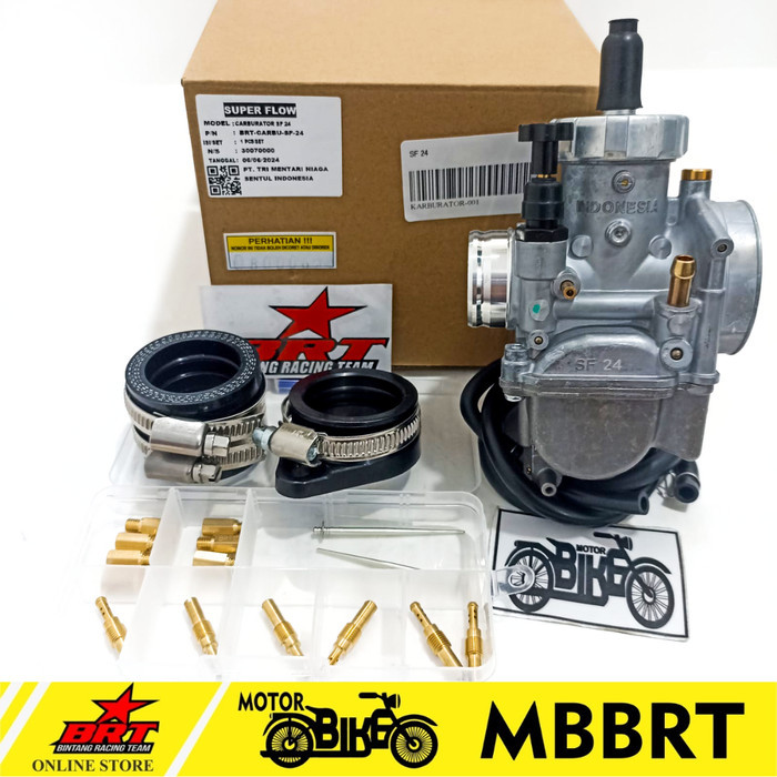 ORIGINAL KARBURATOR KARBU BRT GEN 2 SUPER FLOW SF PE 24 26 28 30mm UNIVERSAL - 24mm
