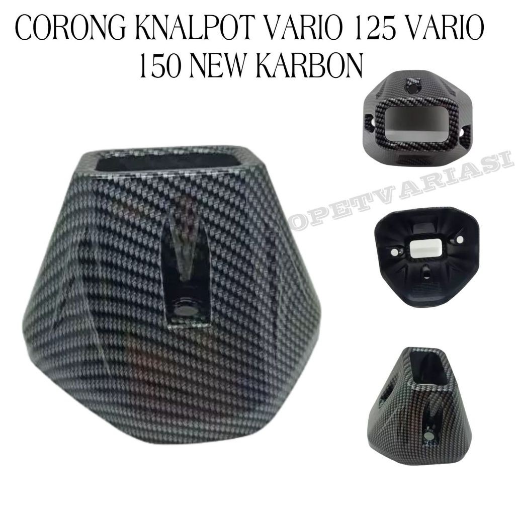 moncong knalpot vario carbon corong knalpot vario new carbon / cover knalpot vario new carbon / cove