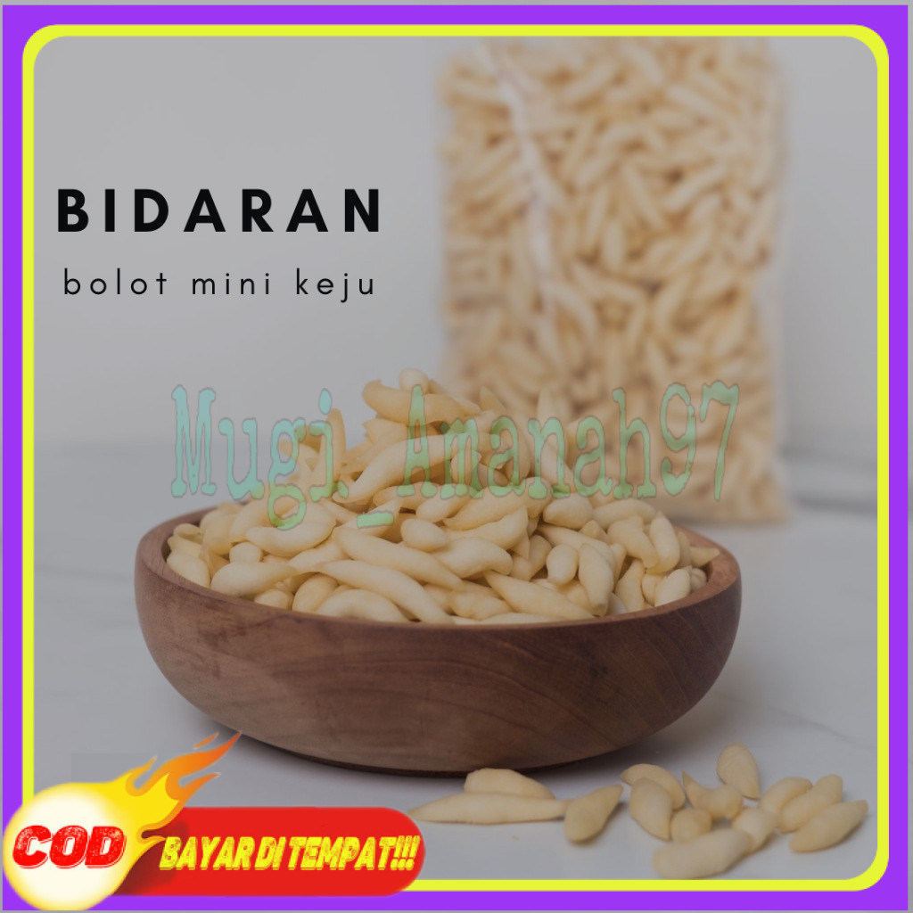 

Bidaran Keju Mini / Bolot Keju Mini Anak / Telur Gabus Keju 1 KILOGRAM