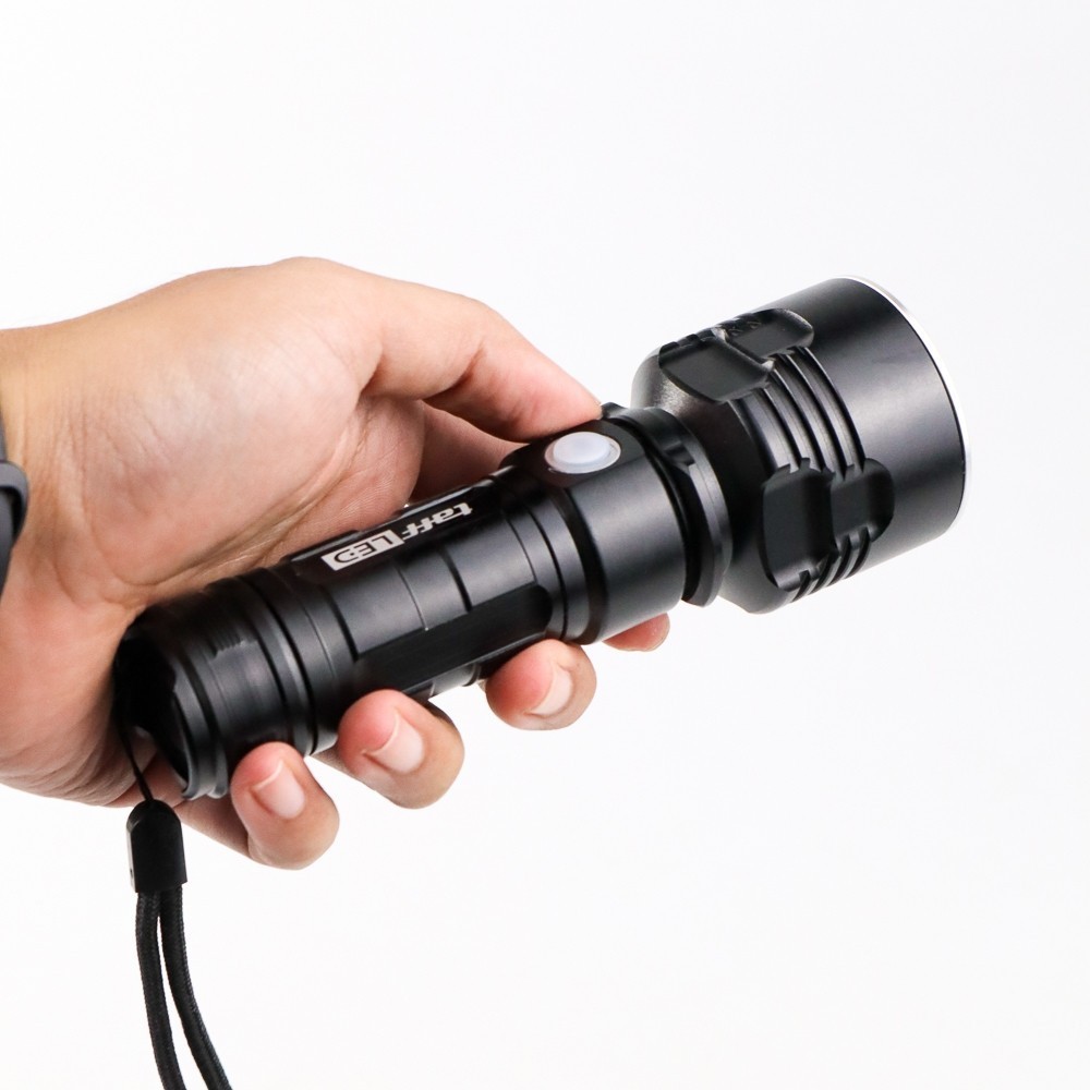 BABYBOZ - ORIGINAL TaffLED Senter LED USB Rechargeable P70 50W 1000 Lumens With 26650 Battery - XLM-