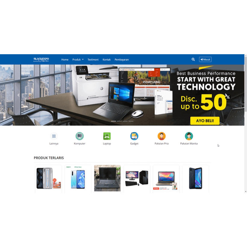 Source Code Website Toko Online TokoKu Laku (Midtrans & Rajaongkir) | Codeigniter 3