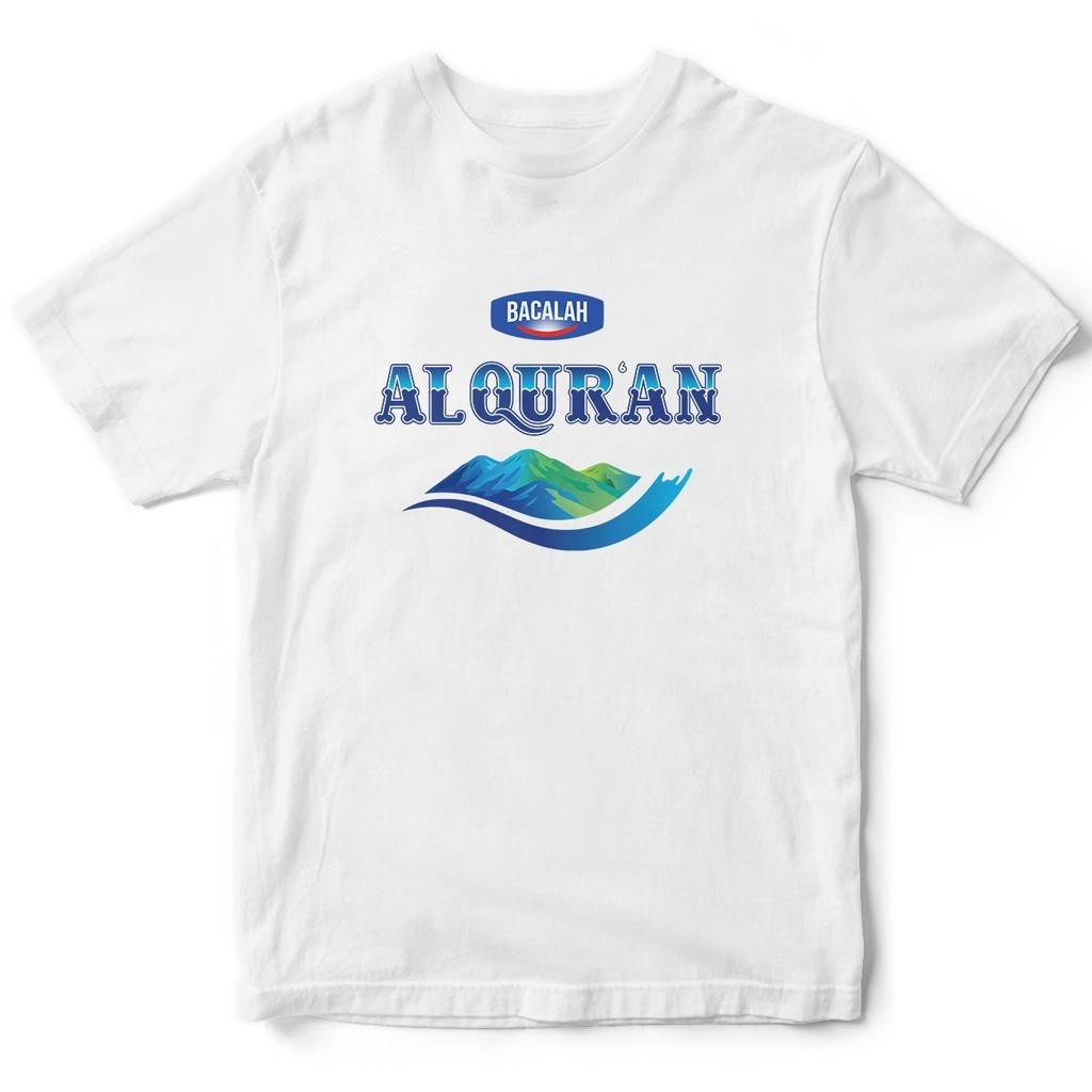 [ FREE GIFT ! ] Kaos T shirt  Plesetan BACALAH ALQURAN - parodi  Lucu Unik Parody Pria Wanita Unisex