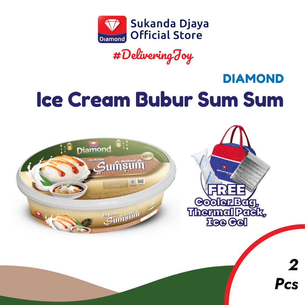 

Diamond Ice Cream Bubur SumSum 700 ML ISI 2 [Free Cooler Bag]
