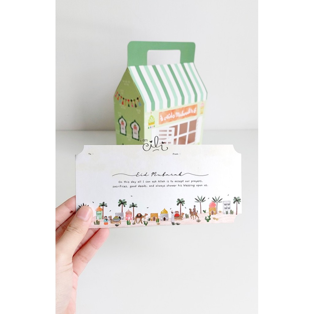 

( BOX HANIYA ) KOTAK kue idul fitri lebaran toples tabung 600 / 800 - TAG KOTA