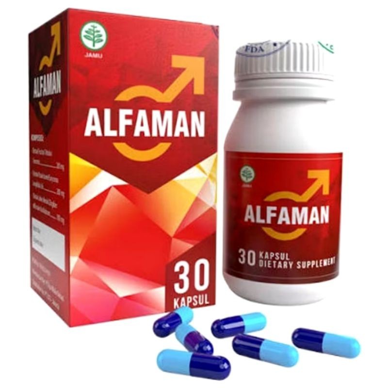 ALFAMAN ASLI SUMPLEMEN PENAMBAH STAMINA PRIA