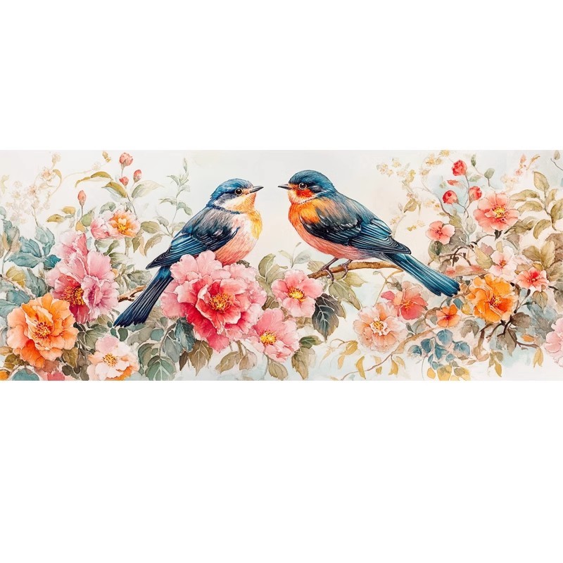 

Birds 11CT 9CT CT DIY Chinese Kits Embroidery Pattern Printed Stampe Cross Stitch Cotton-thread Landscape