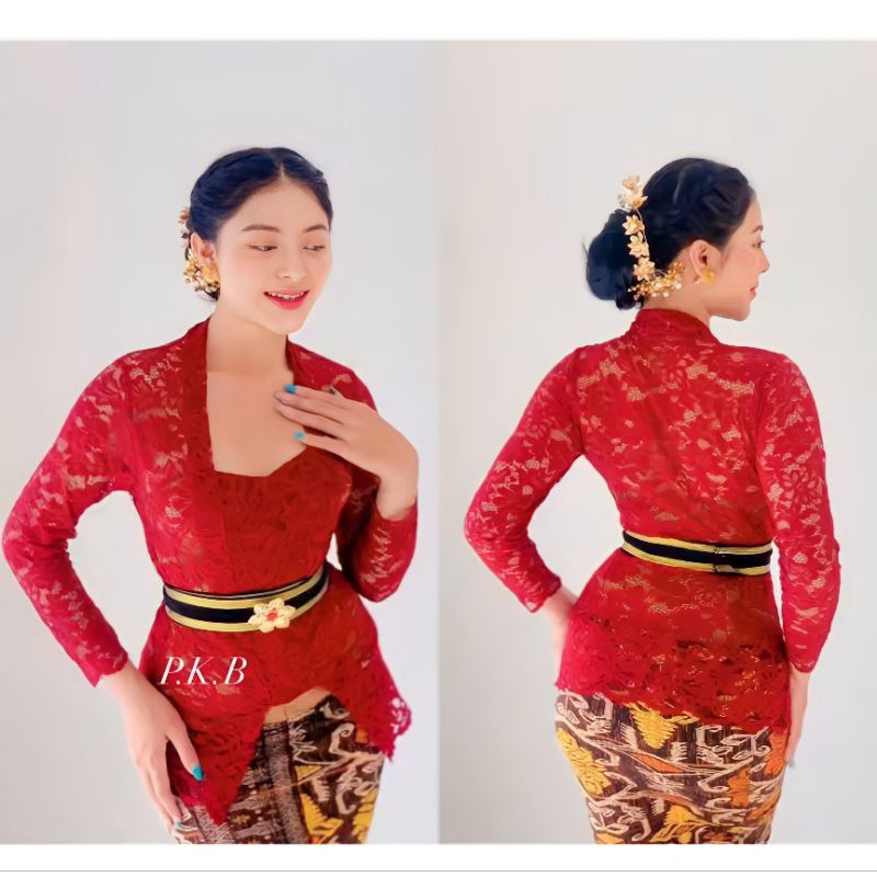PROMO KUTUBARU BRUKAT  (atasan kebaya aja)/ KEBAYA SOFIA BED LENGAN PANJANG/ KEBAYA BALI MODERN /KEB