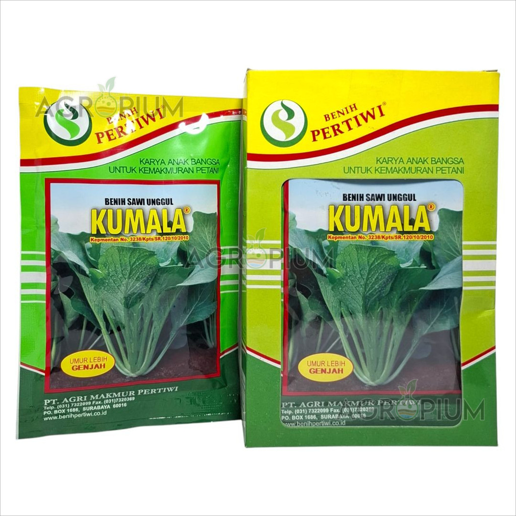 Benih Sawi Caisim Unggul Kumala Isi 100 Gram Cap Benih Pertiwi