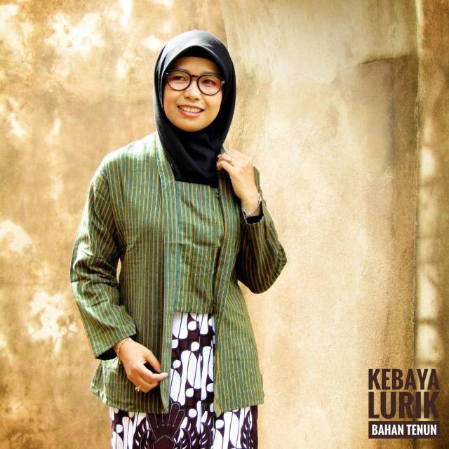 LURIK Kebaya Lurik Wanita Katun Tenun Adat Jawa