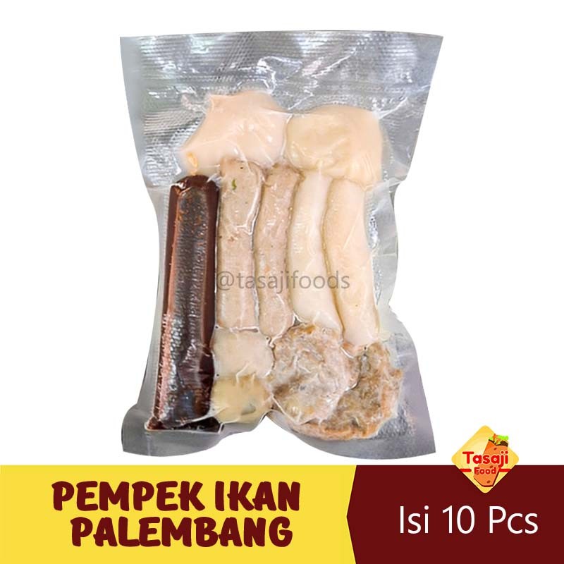 

Pempek Ikan Palembang Isi 10 Pcs Kuah Cuko Panglima