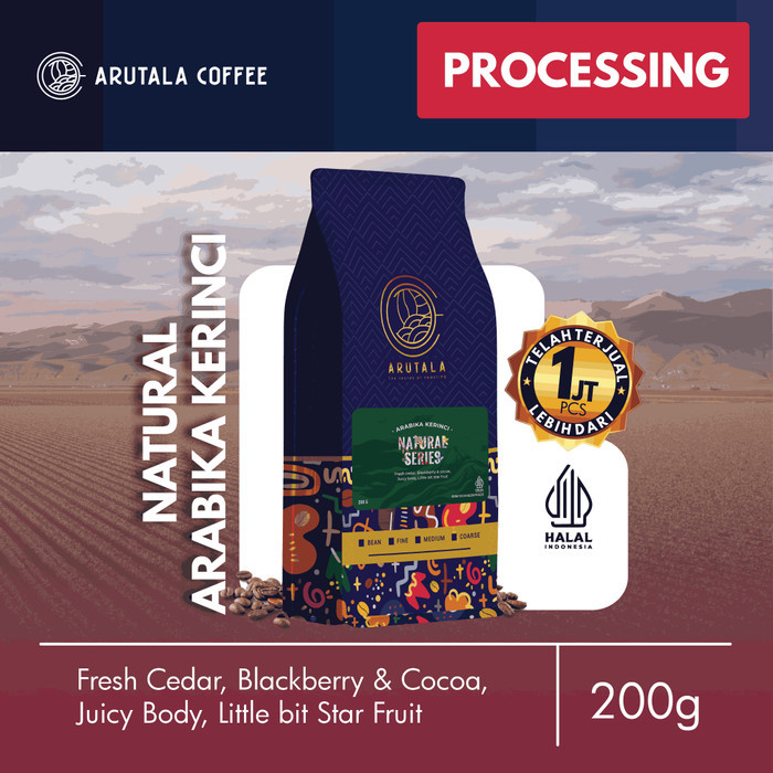 

[PROMO] ARUTALA Natural Series - Arabika Kerinci 200 gram - Fine