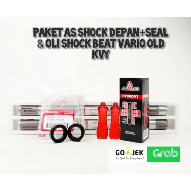 PAKET AS SHOCK DEPAN BEAT VARIO OLD SCOOPY SPACY KARBU (( AS SHOCK+SIL SHOCK+OLI SHOCK))