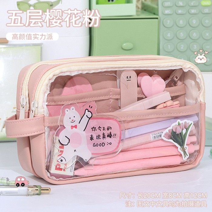 

OMYGOOSE KOTAK PENCIL ANAK / KOTAK PENSIL TRANSPARAN / DCW 091 - GREEN