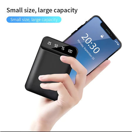 CUCI GUDANG PROMO COD PowerBank 20000mAh Robot Power Bank mini Fast Charging Quick Charge Led