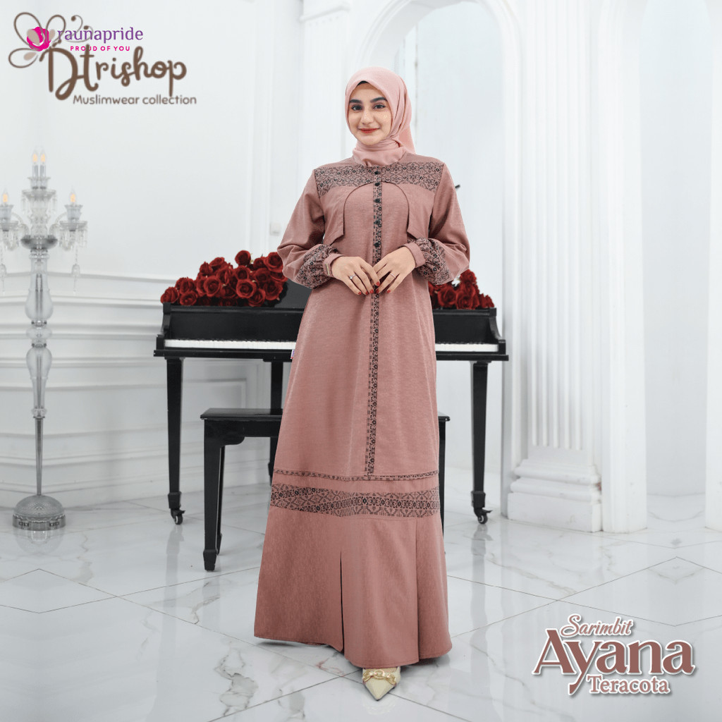 Sarimbit Rgf Ayana Teracota Gamis Ukuran Dewasa by Raunapride