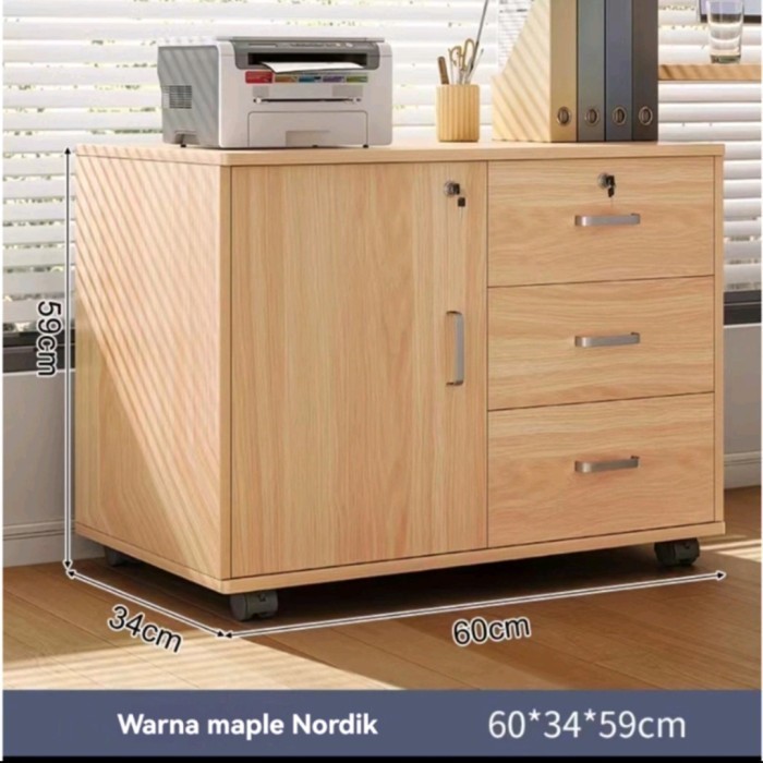 

[BIG SALE] Lemari Buku Arsip File Minimalis Kokoh Best Quality - 60