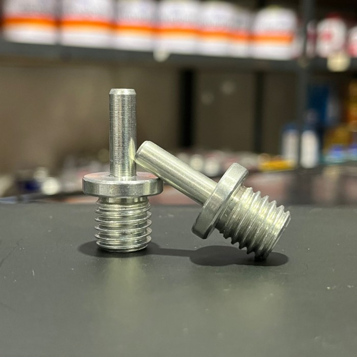 Baut Konektor Adaptor Pad Poles Bor M14 / Adapter Pad Untuk Poles Kendaraan