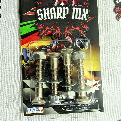 Baut Buad Gir Gear KLX panjang Spacer Supermoto